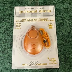 New Simply Southern Peach Personal Alarm with LED Flashlight
